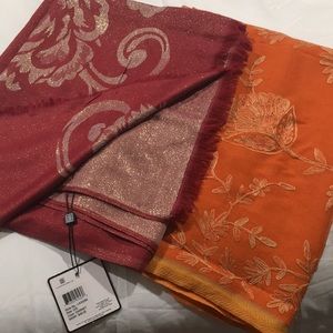 Large scarf/wrap duo